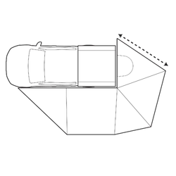 270-Degree XL Awning Wall 3 - Rear Weather Guard