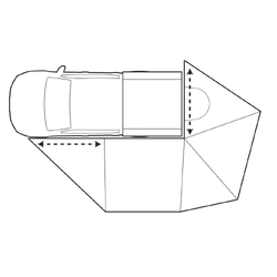 270-Degree XL Awning Wall 4 - Multi-Fit Wall Piece