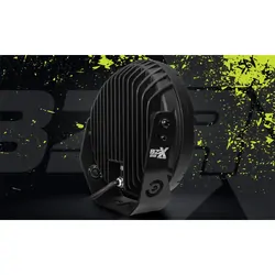 Hard Korr BZR-X Series 9" LED Driving Lights (Pair W/Harness)