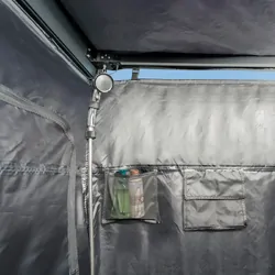 Hard Korr Folding Shower Tent with Dual-Colour Led Lighting