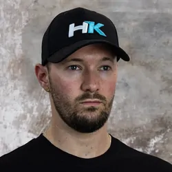 Baseball Cap Twill Snapback (Blue/White)