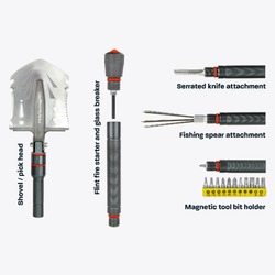 Hard Korr 15 Piece Multi-Tool Shovel