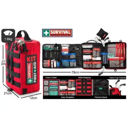 SURVIVAL Family First Aid KIT PLUS
