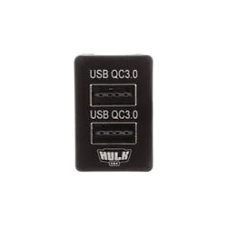 Hulk 4x4 Dual Qc3 Usb Socket For Late Toyota For Blue