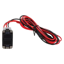 Hulk 4x4 Dual Battery Voltmeter Early To Suit Toyota Blue Led