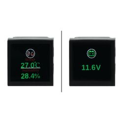 Hulk 4x4 Smart Gauge Dual Temp/Humidity Voltmeter New To Suit Toyota Square