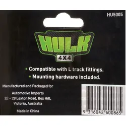 Hulk 4x4 Pkt 2 Tie Down Anchor Tracks 305Mm 340Kg Lashing Capacity