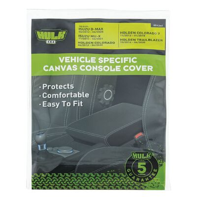 Hulk 4x4 Canvas Console Cover To Suit Isuzu D-Max / Colorado