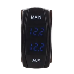 Hulk 4x4 Contour Carling Rocker Dual Voltmeter Blue Led