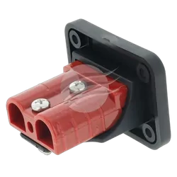 Hulk 4x4 Single Flush Mount Housing 50A Ando Style Plug Red