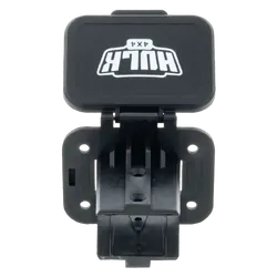 Hulk 4x4 Pkt 1 Black Plastic Cover To Suit 50Amp Connector W/ Flip Lid,