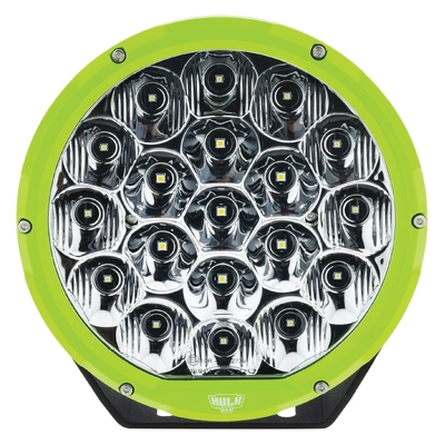 Hulk 4x4 7" Rnd Led Driving Lamp Drivng Beam 9-36V 106W 19 Led'S Green