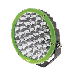 Hulk 4x4 9" Rnd Led Driving Lamp Drivng Beam 9-36V 160W 37 Leds Green