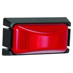 Hulk 4x4 Led Rear End Outline Markr Lmp Red 12/24V, Black Base