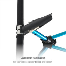 HELINOX High Cot One Black with Cyan Blue Frame