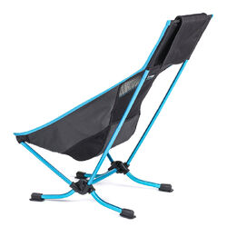 HELINOX Beach Chair Black with Cyan Blue Frame