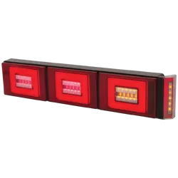 Ignite Zeon Led Jumbo Triple Comb Lamp Stop/Tail/Indicator/Indicator Lamp 10-30V 0.5M Cable Horizontal/Vertical Mount