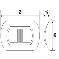 Ignite Zeon Led Marker Lamp White10-30V 170Mm Lead