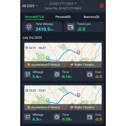 iThrottle Battery Monitor / Trip Data Logger