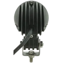 Ignite 2" Round Led Work lamp 9-36V, 10W, 1 Led, 1,000 Lumens, Black Housing Spot Beam