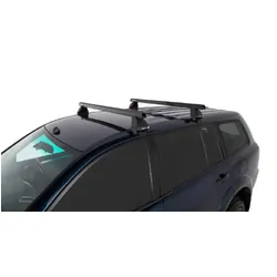 Rhino Rack Heavy Duty 2500 Black 2 Bar Roof Rack For Mitsubishi Challenger Pb 4Dr Suv 12/09 To 12/15