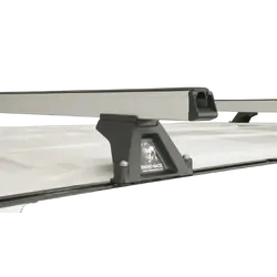 Rhino Rack Heavy Duty Rltf Trackmount Silver 3 Bar Roof Rack For Hyundai Imax 5Dr Van 08 To 21