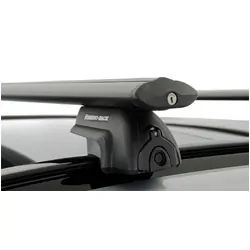 Rhino Rack Vortex Sx Black 2 Bar Roof Rack For BMW X6 F16 4Dr Suv With Flush Rails 02/15 On