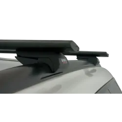 Rhino Rack Vortex Sx Black 2 Bar Roof Rack For Subaru Outback 3Rd Gen 4Dr Wagon With Roof Rails 09/03 To 08/09