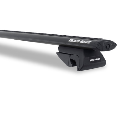 Rhino Rack Vortex Sx Black 2 Bar Roof Rack For Subaru Forester 5Dr Wagon With Roof Rails 07/02 To 02/08