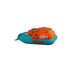 Jetpilot 2023 Freeride JP4 Towable Tube - Teal/Orange