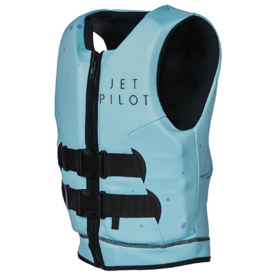 Jetpilot 2023 Girls Wing Youth Cause Neo Vest Blue Level 50 - Size 3 to 4