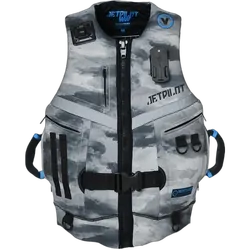 Jetpilot 2023 Venture Neo Buoyancy Vest Grey Camo - Size Large