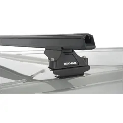 Rhino Rack Heavy Duty Rltp Black 2 Bar Roof Rack For Ford Transit Custom 2Dr Van Swb 02/14 On