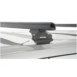 Rhino Rack Heavy Duty Rltp Black 3 Bar Roof Rack For Ford Transit Custom 2Dr Van Swb 02/14 On