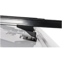 Rhino Rack Heavy Duty Rltp Black 2 Bar Roof Rack For Ford Transit 2Dr Van Lwb (Mid/High Roof) 01/14 On