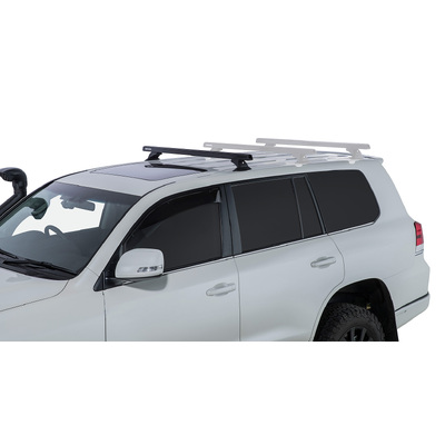 Rhino Rack Heavy Duty Rch Black 1 Bar Roof Rack (Front) For Toyota Landcruiser 200 Series 5Dr 4Wd 07 To 21