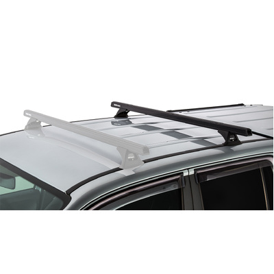 Rhino Rack Heavy Duty Rch Black 1 Bar Roof Rack (Rear) For Volkswagen Amarok 2H 4Dr Ute Dual Cab 02/11 On