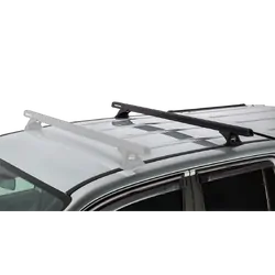 Rhino Rack Heavy Duty Rch Black 1 Bar Roof Rack (Rear) For Volkswagen Amarok 2H 4Dr Ute Dual Cab 02/11 On
