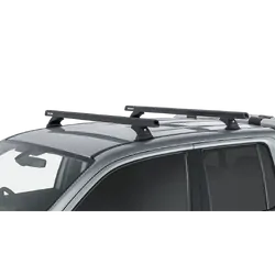 Rhino Rack Heavy Duty Rch Black 2 Bar Roof Rack For Volkswagen Amarok 2H 4Dr Ute Dual Cab 02/11 On