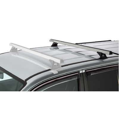 Rhino Rack Heavy Duty Rch Silver 1 Bar Roof Rack (Rear) For Volkswagen Amarok 2H 4Dr Ute Dual Cab 02/11 On