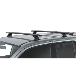 Rhino Rack Vortex Rch Black 2 Bar Roof Rack For Volkswagen Amarok 2H 4Dr Ute Dual Cab 02/11 On