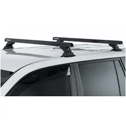 Rhino Rack Heavy Duty Rch Black 1 Bar Roof Rack For Volkswagen Caddy Life 5Dr Van 06/06 To 12/10