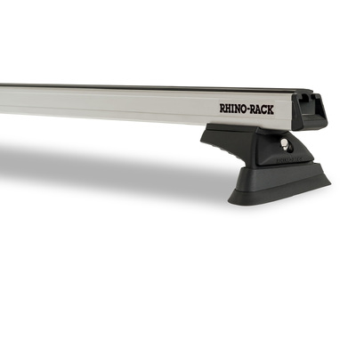 Rhino Rack Heavy Duty Rcl Trackmount Silver 2 Bar Roof Rack For Holden Combo Sb 2Dr Van 03/96 To 08/02