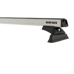 Rhino Rack Heavy Duty Rcl Trackmount Silver 2 Bar Roof Rack For Holden Combo Sb 2Dr Van 03/96 To 08/02