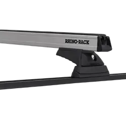 Rhino Rack Heavy Duty Rcl Trackmount Black 2 Bar Roof Rack For Holden Combo Sb 2Dr Van 03/96 To 08/02