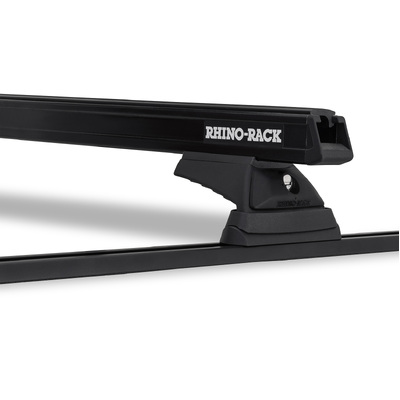 Rhino Rack Heavy Duty Rcl Trackmount Black 2 Bar Roof Rack For Toyota Tarago 4Dr Van (Excl. Sun Roof) 07/00 To 02/06