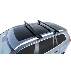 Rhino Rack Vortex Sx Black 2 Bar Roof Rack For Volvo Xc90 Gen2 5Dr Suv With Flush Rails 08/15 On