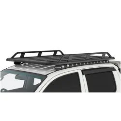 Rhino Rack Pioneer Tradie (1528mm X 1236mm) With Backbone For Toyota Hilux Gen 7 4Dr Ute Dual Cab 04/05 To 09/15