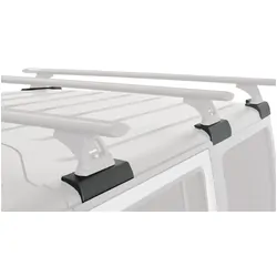 Rhino Rack Vortex Rcl Black 2 Bar Rhino-Rack Backbone Roof Rack For Jeep Wrangler Jk 4Dr 4Wd Hard Top 02/11 To 03/19