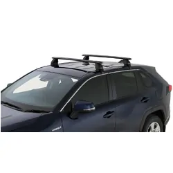 Rhino Rack Vortex 2500 Black 2 Bar Roof Rack For Toyota Rav4 Gen 5, Xa50 5Dr Suv 19 On